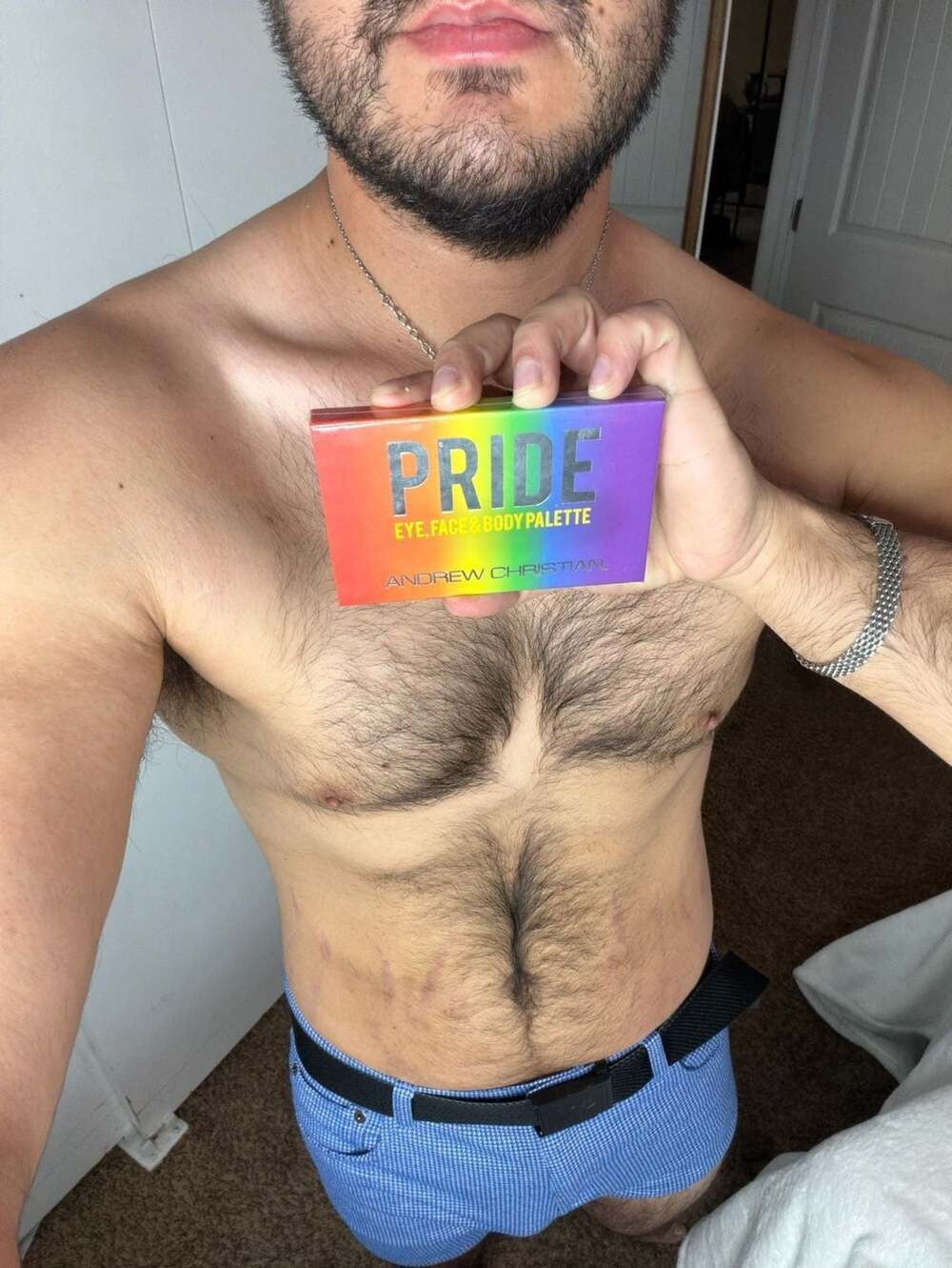 Andrew Christian Pride Eye Face & Body Rainbow Palette